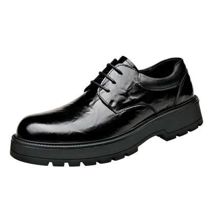 Men Comfortable Leather Work Shoes for Long Standing