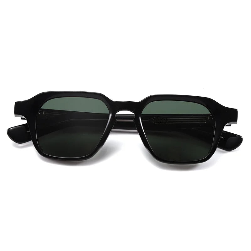 Fashion New Square Polarized Men Sunglasses High-end Acetate Women Outdoor Driving UV400 Sun Glasses Support Prescription Lenses