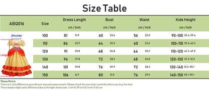 Rosalina Dress Girls Peach Costume Daisy Cosplay Children Birthday Party Carnival Fancy Outfit