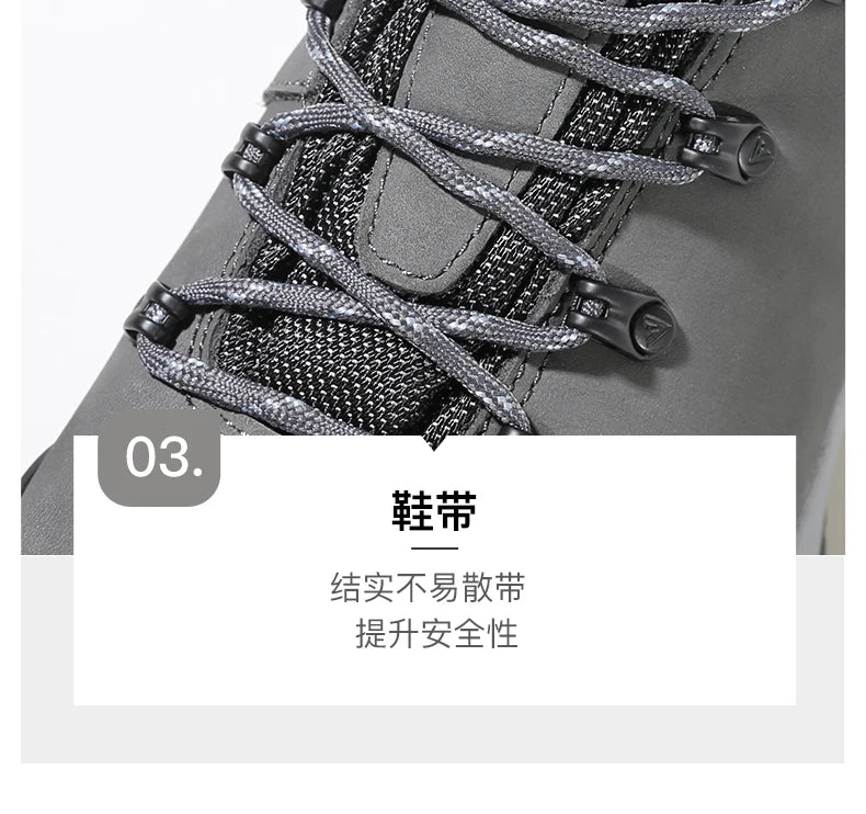 Hiking shoes Men's waterproof hunting Boots Tactical Desert Combat Ankle trekking Boots Male Women warm Leather Sneakers