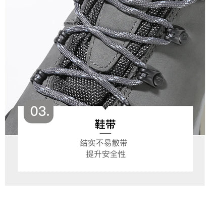 Hiking shoes Men's waterproof hunting Boots Tactical Desert Combat Ankle trekking Boots Male Women warm Leather Sneakers