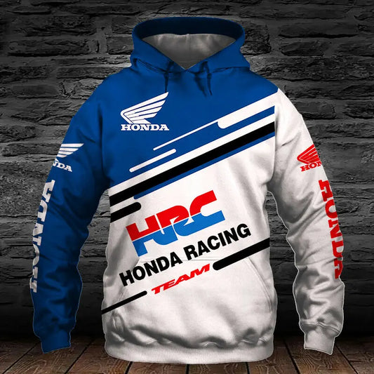 Spring 3D Printed Honda Men's Motorcycle Hoodie Fashionable Racing Men's Pullovers Outdoor Sports Shirts Motorcycle Hoodies