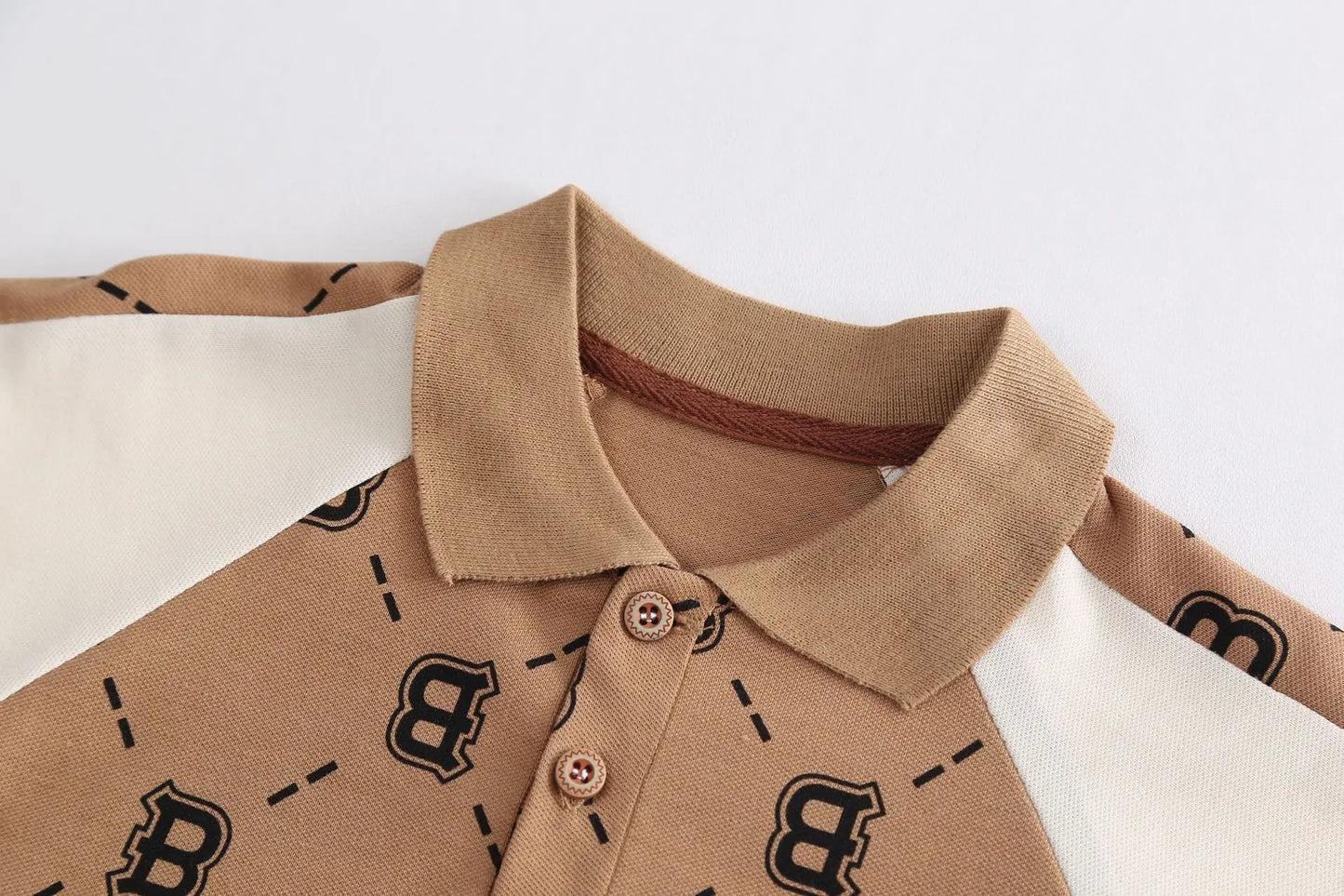 New Baby Boy Summer Clothes Set Children's Fashion Letter Print  Polo Shirt + Shorts 2-Piece Suits 0-5 Year Old