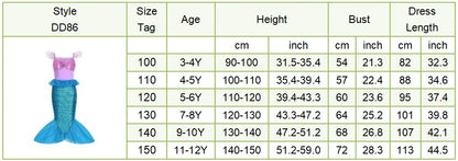 Children Snow White Cinderella Aurora Anna Elsa Costume Girl Cosplay Dress Kids Encanto Mirabel Little Mermaid Halloween Clothes