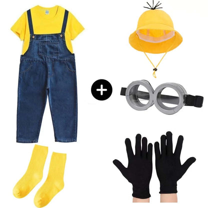 Halloween Minion Boys Girls COS Anime Performance Costumes Festival Fashion Shows Cosplay Complete Summer Beach Party Disguise