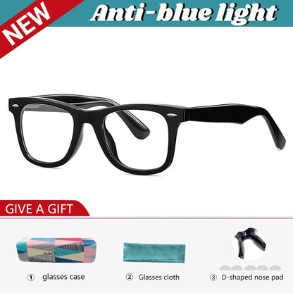 Personalized Fashion New Design Geometric Polygonal Reading Anti Blue Light Glasses Customizable Prescription PFD2102