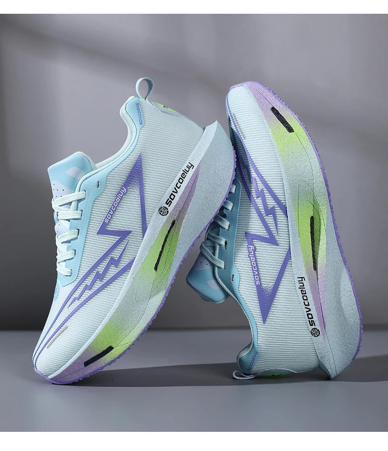 Running Shoes Carbon Board Profession Marathon Men Sports Breathable Lightweight Women's Comfortable Athletic Nonskid Sneakers