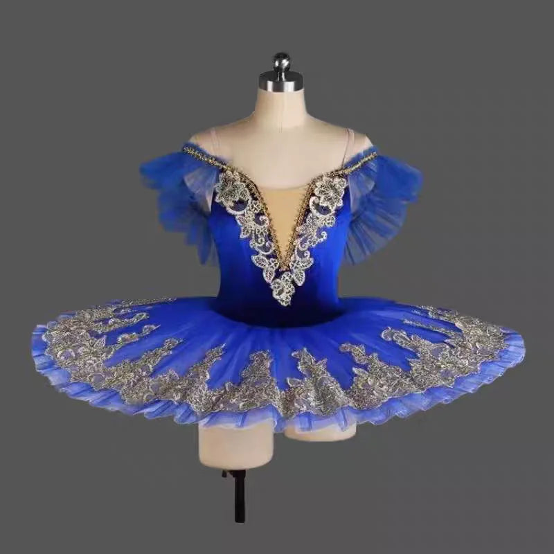 Classic Professional Ballet Tutu Adult Kids White Swan Lake Ballet Costume Pancake Tutu Ballerina Party Dance Dress Girls Women