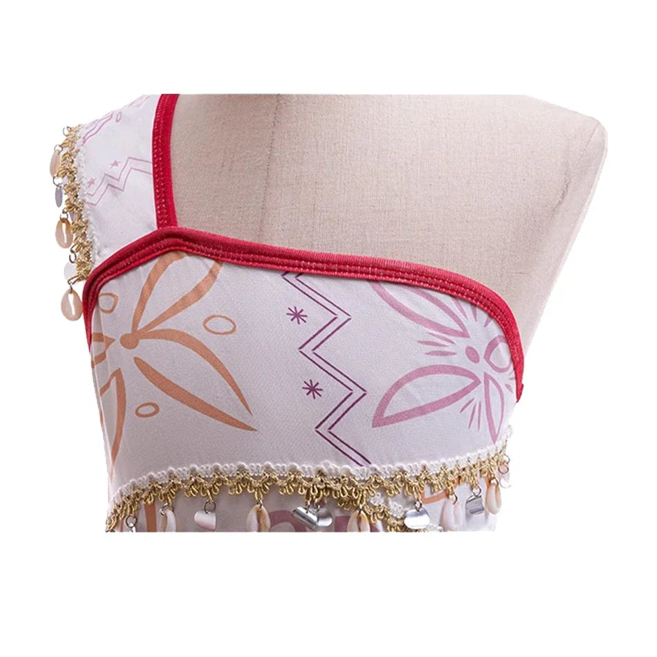 New Movie Moana 2 Girl Dress 2026 Halloween Party Ocean Adventure Costume Princess Clothes Children Vaiana Outfit Dress