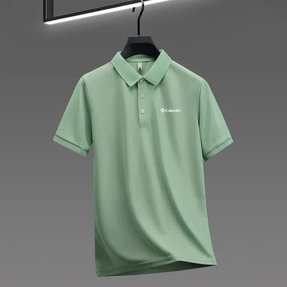 High End Brand New Men's Lapel Polo Shirt Summer Exquisite Letter Print Short Sleeve T-Shirt Business Leisure Fashion Men's Wear