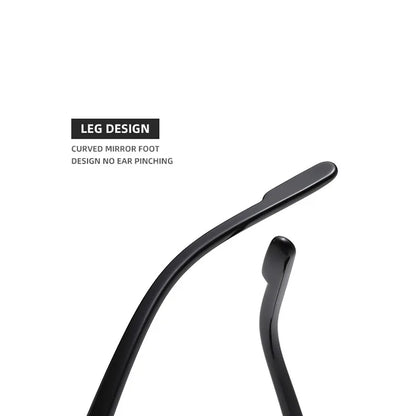 Semi-Rimless Sunglasses For Men Vacation Square Sunglasses Women Trendy Vintage Fashion Glasses Gafas De Sol Hombre Zonnebril