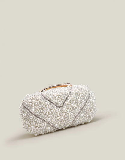 Pearl Clutch Bags Women Purse Ladies white Hand Bags Evening Bags for Party Wedding black Shoulder Bag Bolsa Feminina