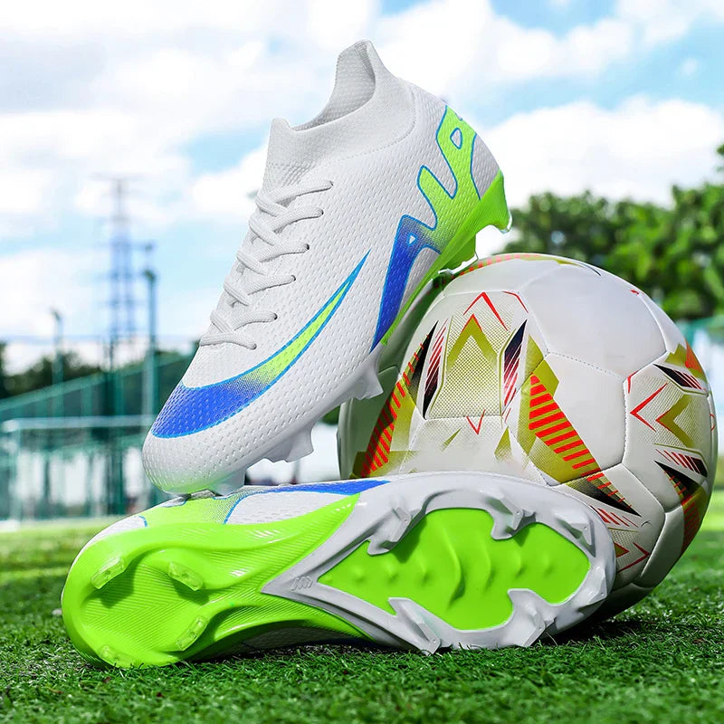 New Men Football Boots Grass Cleats High-top Non-Slip Soccer Shoes Futsal Sneakers High-quality Match Indoor Hot-selling Outdoor