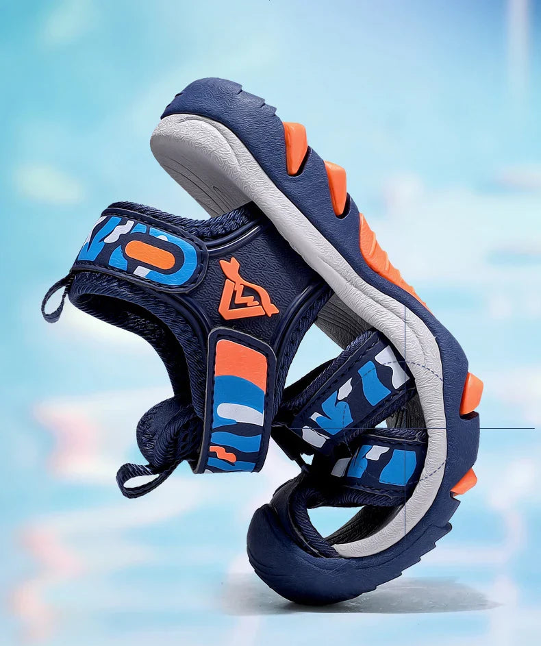 Children Girls Boys Sandals Children Beach Sandals Non-slip Soft Bottom Breathable Boys Shoes Outdoor Kids Shoes