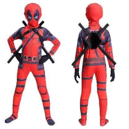 Superhero Costume Kids Super Hero Child Cosplay Costume Sword Kids Jumpsuit Girls Boy Costume For Child Halloween Carnival Suit