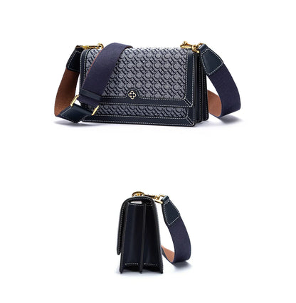 Women's Single Room Bag 2023 New Fashion Luxury Versatile Letter Multifunctional Brand Regular Zipper Messenger Ladies