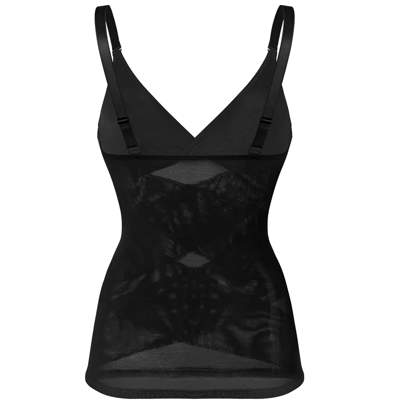 Women Built in bra Shapewear Camisole Tummy Control Body Shaper Slimming Underwear Compression Corset Bustier Tank Tops