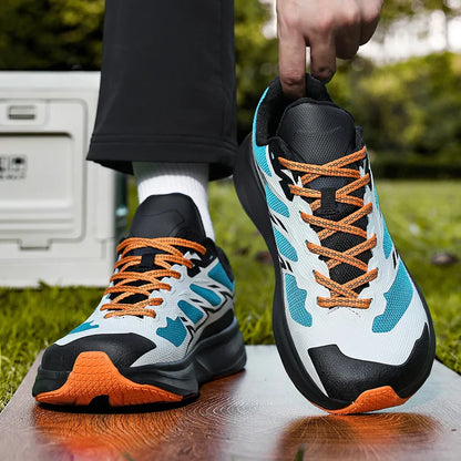 Wide Toe Men Running Sneakers Minimalist Barefoot Shoes Lightweight Breathable Zero Soles Outdoor Man Casual Walking Sport Shoes
