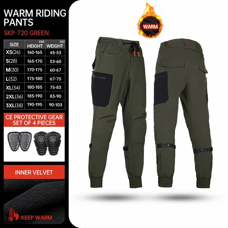 New Black Motorcycle Pants Riding Men Equipemt Summer Breathable Trousers With CE Protection Armor Wearing Gears Accessories