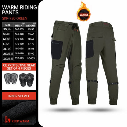 New Black Motorcycle Pants Riding Men Equipemt Summer Breathable Trousers With CE Protection Armor Wearing Gears Accessories