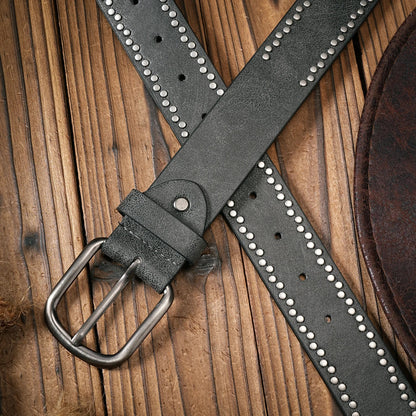Vintage and fashion collision! PU leather alloy buckle waistband, for both men and women, to create a personalized western style