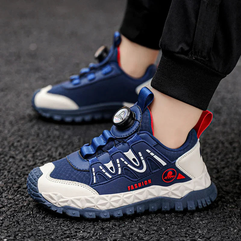 Children Sports Sneakers for Boys Girls Kid Cartoon Graffiti Pattern Casual Shoes Boys Basketball Shoe chaussures de sport