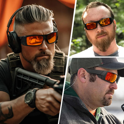 Z87 Polarized Sunglasses Men Women Wrap Around Sport Driving UV400 Retro Vintage Shield Safety Glasses 8231