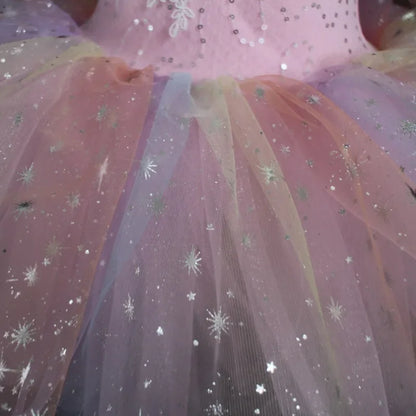 Summer Ballet Dance Dress Girl Stage Tutu Girls Dresses Costume Baby Clothing Robe Fille Kids Outfit Vestidos Children's Day