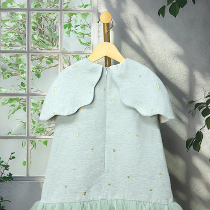 2026 Girls Elegant 3D Floral Bow Princess Gown Dress Children Formal Attire Vestido Costume Birthday Party Kids Clothing Pageant