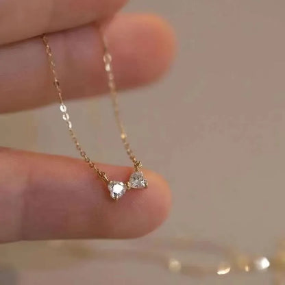 New style 925 Sterling Silver Geometric Simple Bow Necklace For Women Engagement Fine Jewelry Wedding Party Birthday Gift