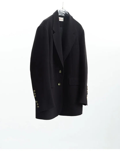 A Must-Have for Commuting~ 2026 Spring Women's Plus-Size Casual Blazer with Shoulder Pads, Oversized Loose Fit with a High-End Feel
