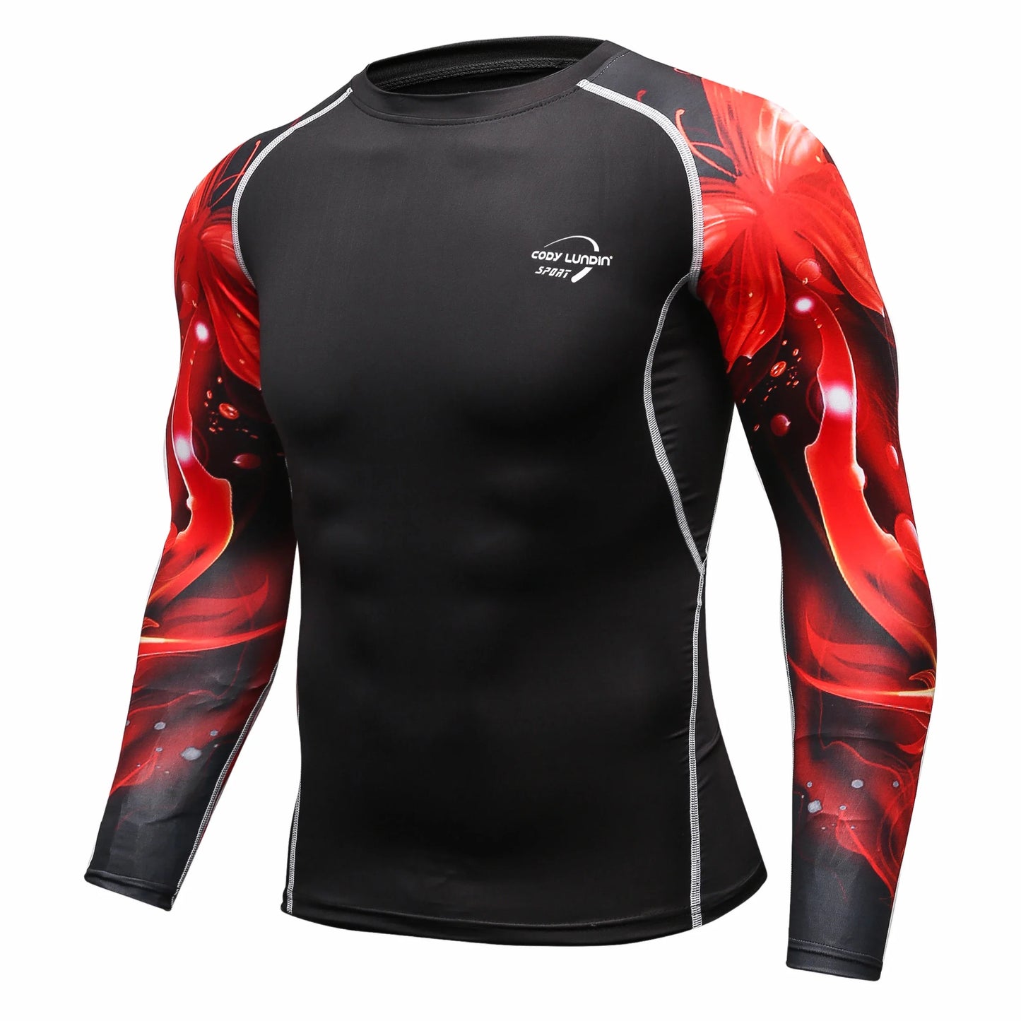 Cody Lundin Men Long Sleeve Compression Athletic Workout Shirt Water Sports UPF 50+ Rash Guard High Quality Jiu Jitsu Gi BJJ Top