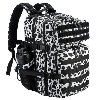 45L/35L/25L Tactical Backpack for Men and Women Waterproof Athlete Gym Outdoor Bag Travel Hiking Rucksack with Bottle Holder