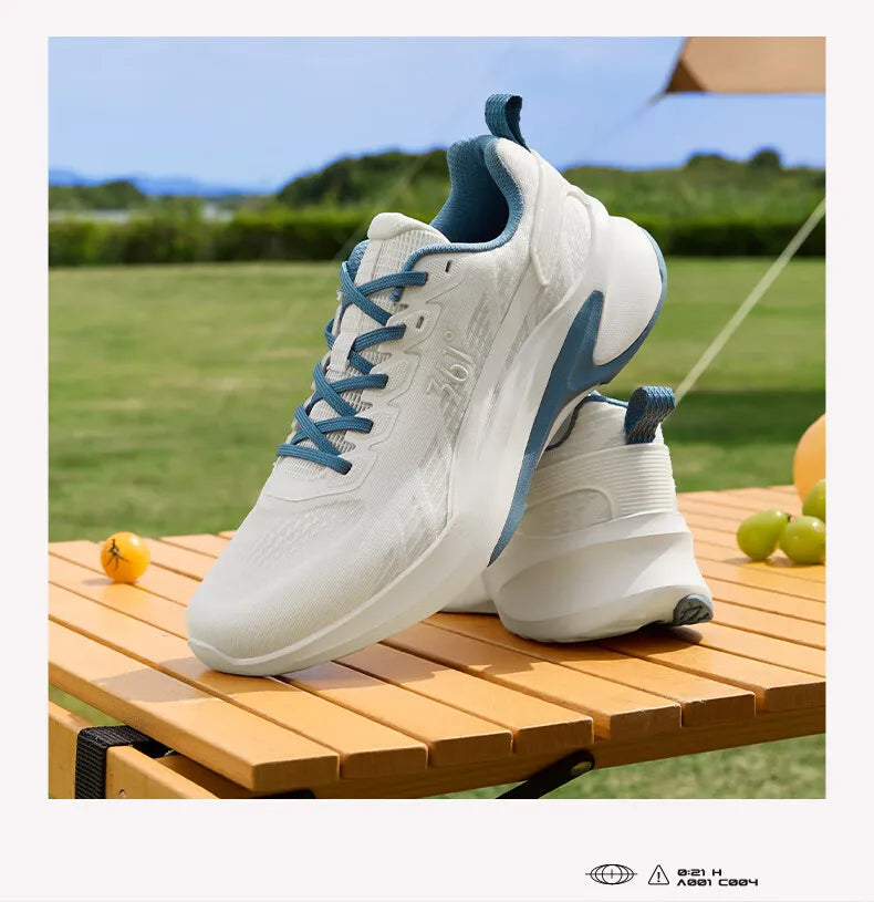 Men Running Racing Shoes Shock Absorbing Wear Thick Bottom Resistant Casual All-Match Mesh Male Sneaker 672412233