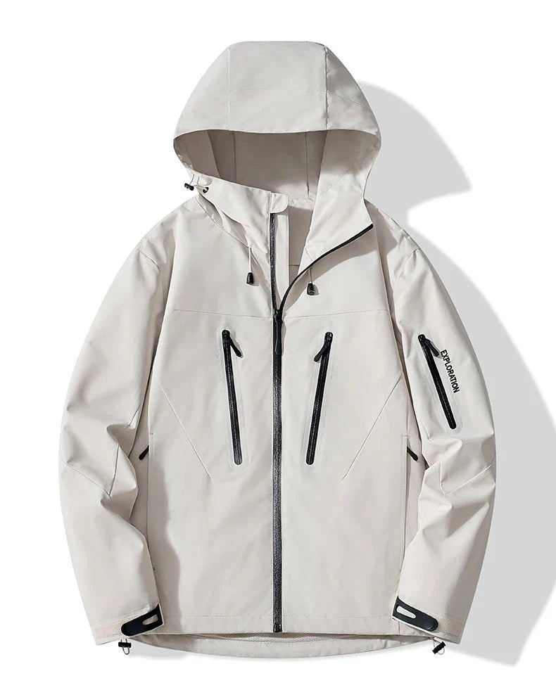 Unisex Rain Coat Hiking Camping Trekking Mountaineering Waterproof Jackets Men Women Outdoor Sporty Windproof Windbreaker