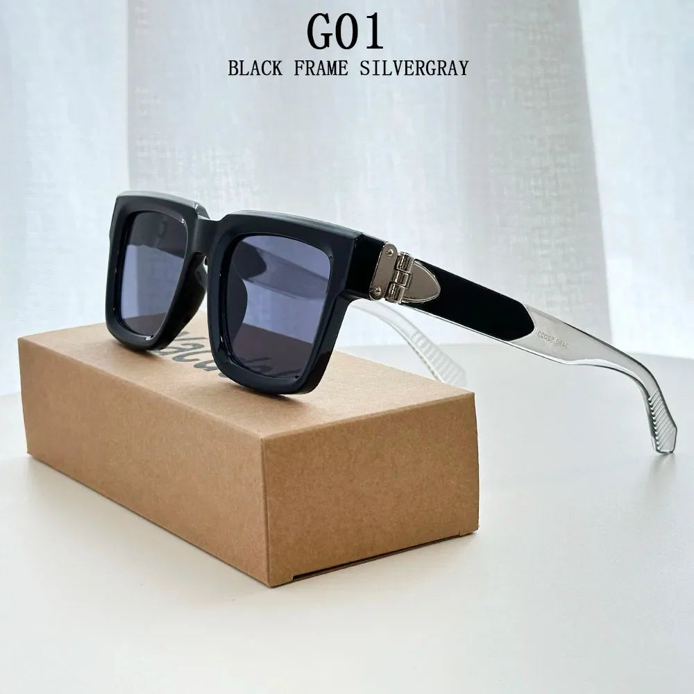 2026 Square Sunglasses Women Trendy Vintage Luxury Sunglass Men Fashion Glasses Gafas De Sol Hombre Luxe Lunette Soleil Femme