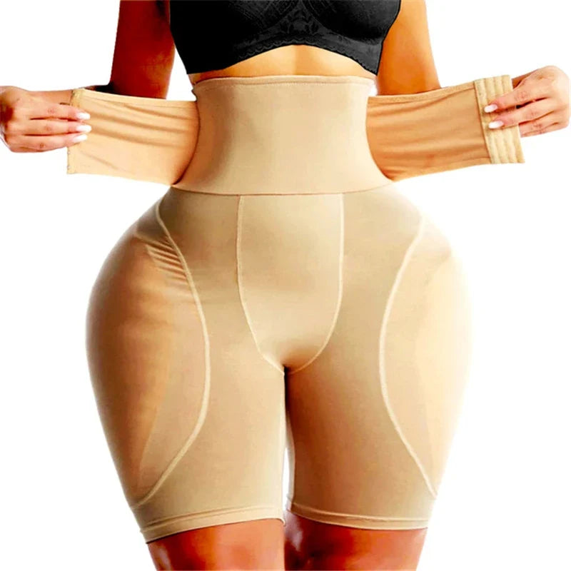 Booty Hip Pads Women Dress Body Shaper Big Ass Padded Hip Enhancer High Waist Trainer Control Panties Shapewear Sexy Butt Lifter