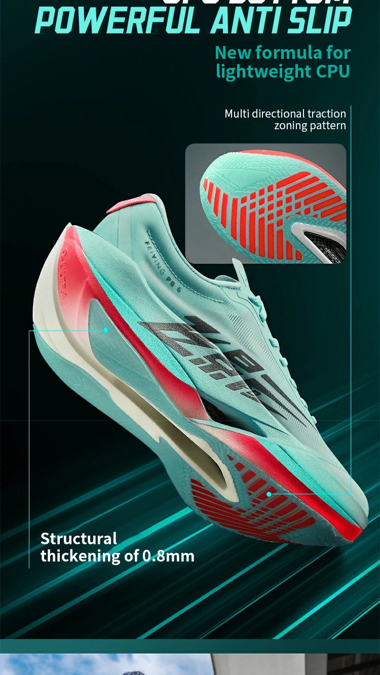 Feiying PB6.0 Men Running Shoes Professional Marathon Full Palm Suspended Carbon Board Racing Race Sneakers QDB023261299