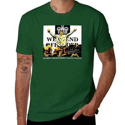 We Don't Like Outsiders Weekend T-Shirt hippie clothes heavyweights men graphic t shirts