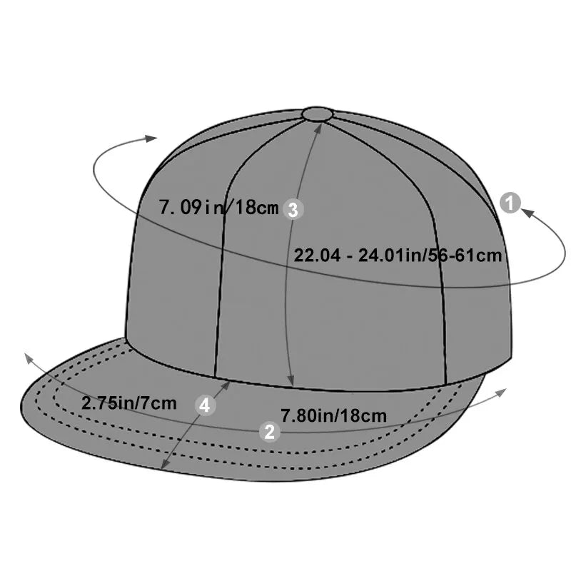 Unisex Doughnut Embroidery Hip-hop Hats Outdoor Adjustable Casual Baseball Caps Sunscreen Hat