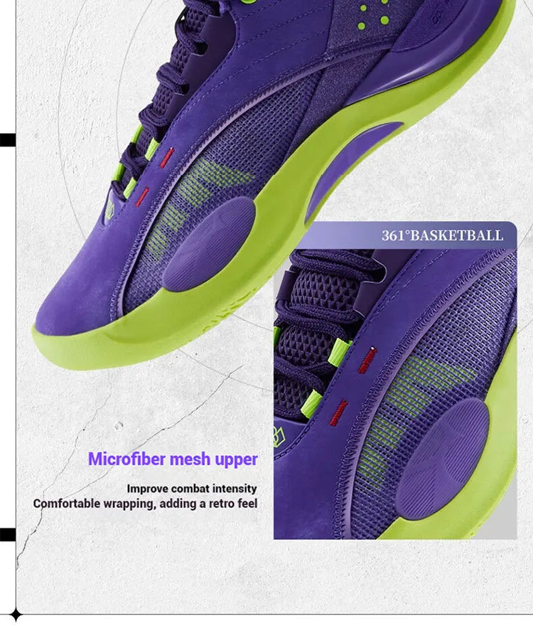 Team Joker Men Basketball Shoes Combat Rebound Anti-slip Wear-resistant CQT-QU!K Stable High-top Sneakers 572511105