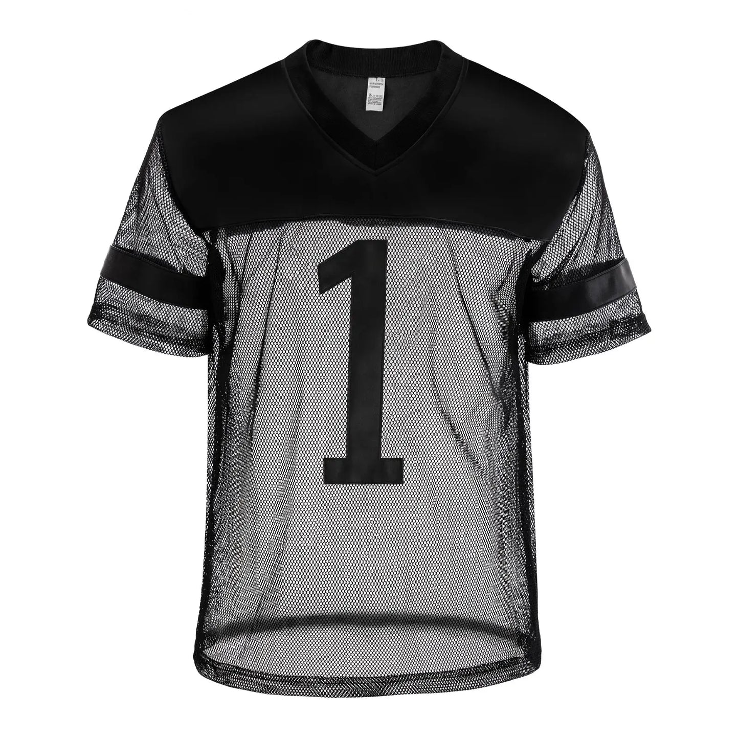 Sexy Men Fishnet T-Shirt PU Faux Leather Mesh Shirts See Through Tops Tee Transparent Short Sleeve Stage Clubwear