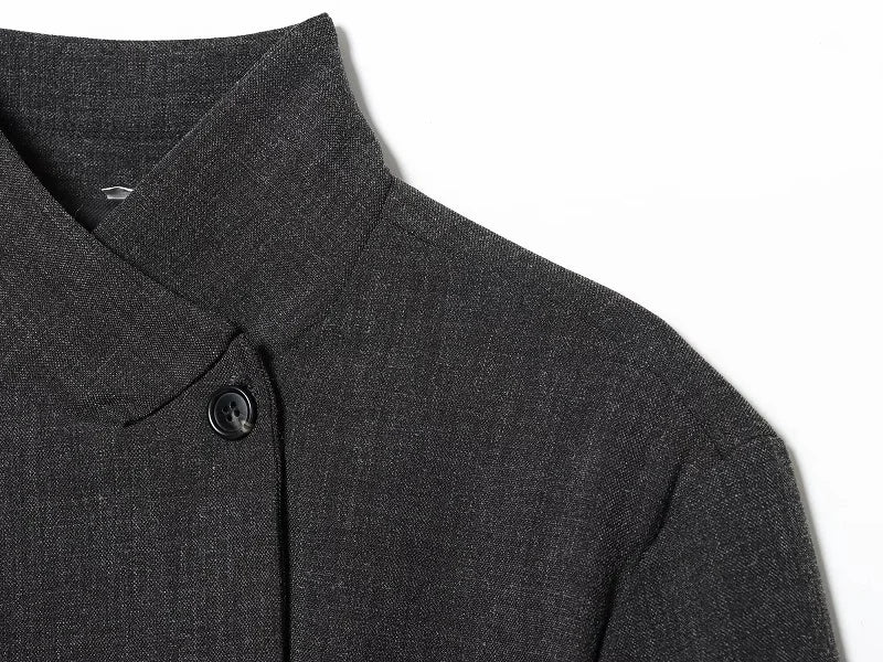Women's Tailoring Blazers Vintage Office Blazer Woman Faux Wool Coats for Women Streetwear Outerwears Fitted Jacket Women