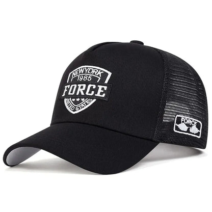 Summer Men Mesh Baseball Cap Outdoor Sport Letter Snapback Hat for Women Unisex Breathable Caps Hip Hop Trucker Hats
