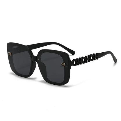 New Polarized Sun Glasses Women's High Sense Large Frame Versatile Sunglasses Street Shot Glasses Tide Light Luxury Sunglass