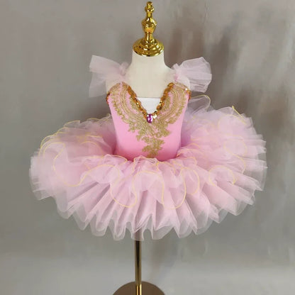 Kids Outfit Ballet Leotard Girl Dress Elegant Vestido Girls Clothes Tutu Baby Dresses Children Ballet Skirt Dance Costume Summer