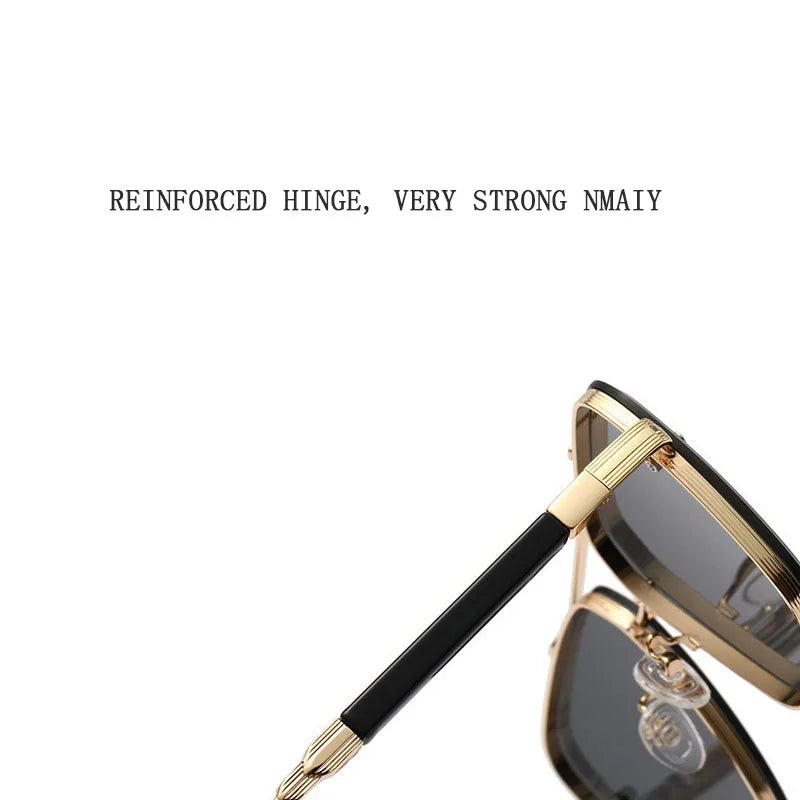Square Sunglasses For Men 2024 Vintage Fashion Glasses Luxury Retro Sunglasses Women Trendy Vacation Shades Gafas De Sol Hombre