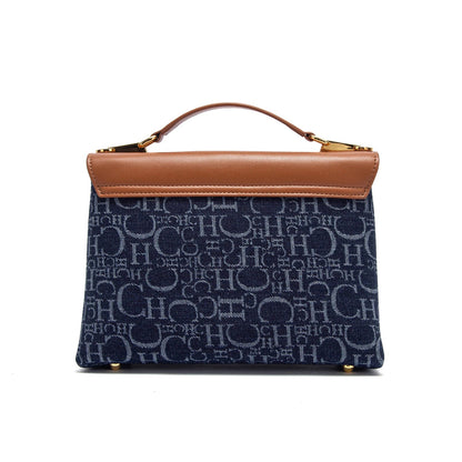 Women's Classic Retro Fashion Shoulder Bag Versatile Business Commuting Handbag 2025 Letter Design