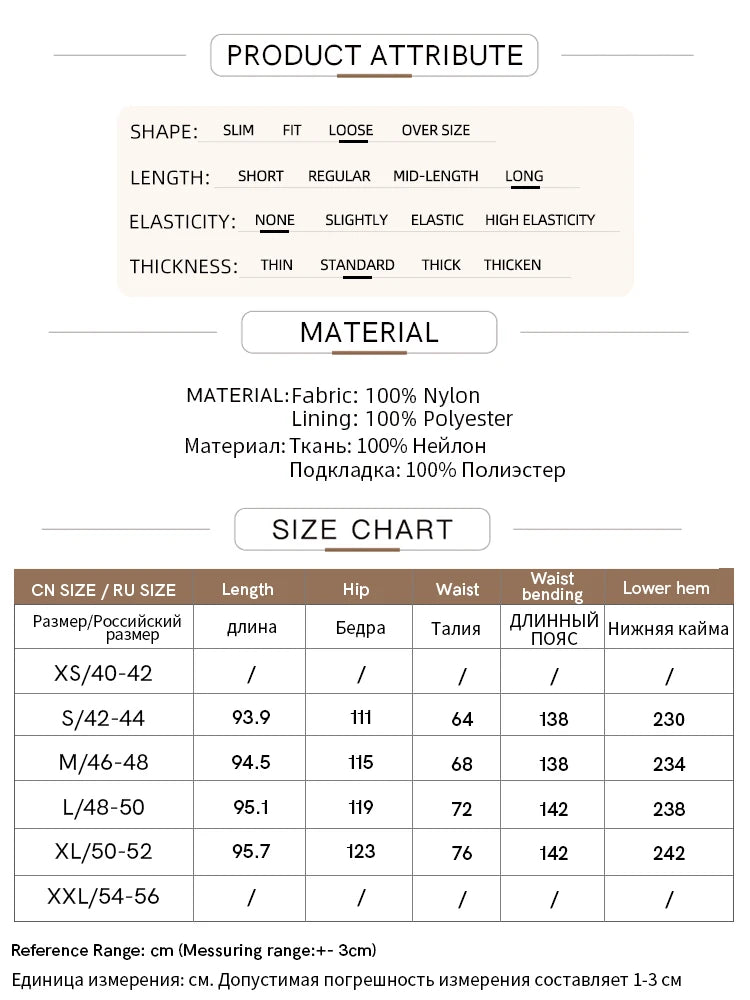 Vacation Long Skirt 2025 Summer Women Loose Sun Protection Office Lady Solid Pockets Elastic Waist Cord Slit Skirt 12542106