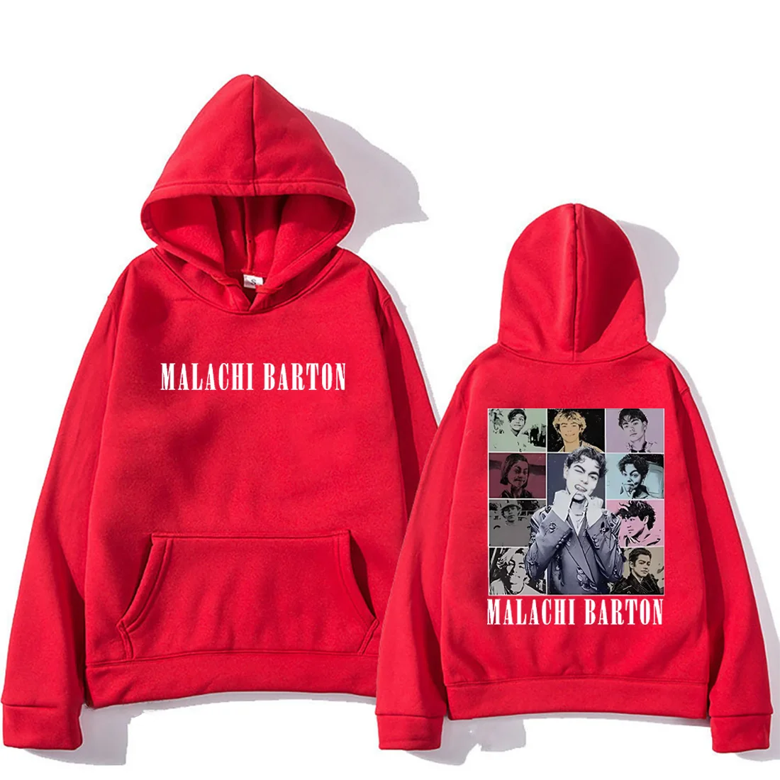 Malachi Barton Graphic Hoodie Men Women's 2025 vintage Autumn Winter Fashion pullovers Long Sleeve Fleece hip hop gothic clothes